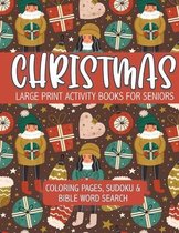 Christmas Large Print Activity Books for Seniors