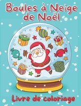 Livre de coloriage Boules a neige de Noel