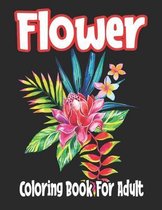 Flower Coloring Book For Adult