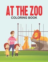 At The Zoo Coloring Book