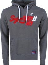 Superdry Heren Hoodie - Super NY hood - Grijs