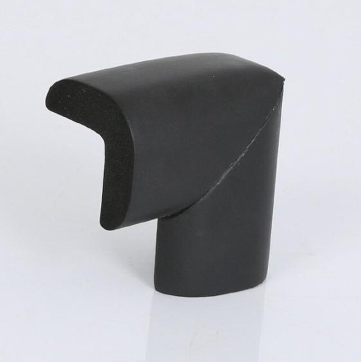 Image of 4 Stuks - Tafel Hoekbeschermers Set - Tafelhoek Beschermers - Beschermhoeken - Veiligheid Baby Peuter en Kind - Zelfklevende tafelhoek beschermers - Zwart - Met bevestiging materiaal - Zelfklevende buffers - Tafelbuffer - Schuim - Foam materiaal