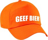 Geef bier fun pet oranje voor dames en heren - geef bier baseball cap -  EK WK / Koninsdag