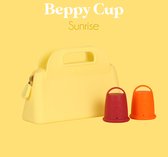 Beppy - Menstruatiecup - Sunrise 2 stuks + Lady to go - 1 rode & 1 oranje menstruatiecup.