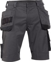 DASSY Bionic D-FX Korte Werkbroek Grijs/Zwart