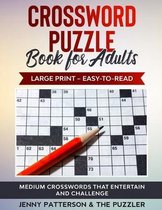 Crossword Puzzle Book for Adults - Large Print - Easy to Read