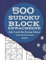 500 Sudoku Block Erwachsene Sehr Leicht Bis Extrem Schwer