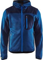 Blåkläder 4930-2117 Gebreid vest met softshell Marineblauw/Marineblauw maat XXXL