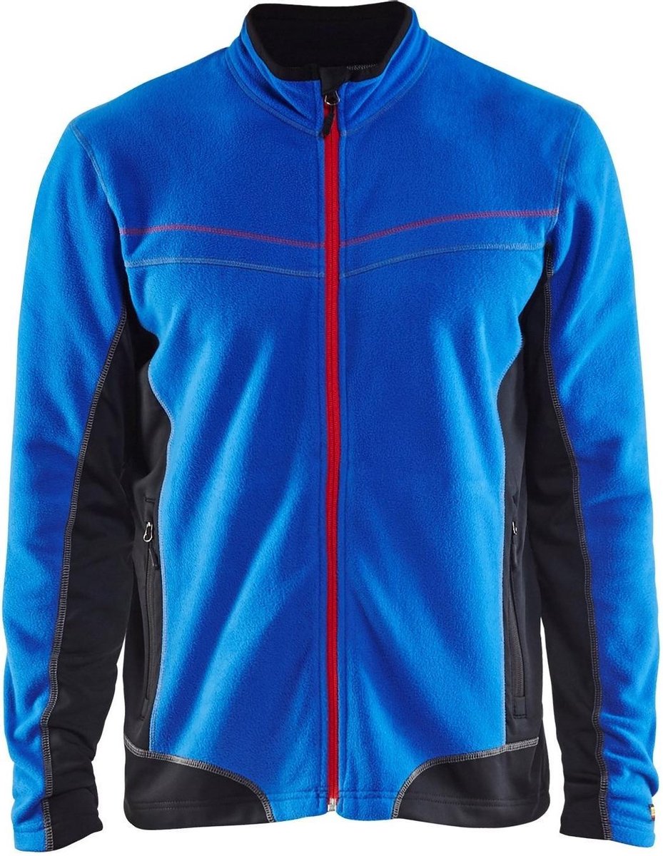 Blåkläder 4997-1010 Microfleecevest Korenblauw/Zwart maat XL