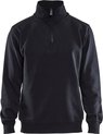 Blaklader 3365 Werksweater 1/2 Rits Zwart - maat S