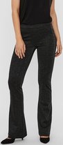 Vero Moda Broek Vmkamma Nw Flared Glitter Pant Ga C 10226344 Black/silver Glitter Dames Maat - W25 X L34