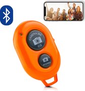 Bluetooth remote shutter afstandsbediening voor smartphone camera – ORANJE