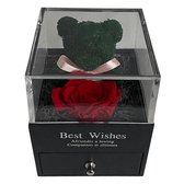 Jewelry Rose Box Groen Geschenk