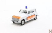 Renault R4 Politie NL 1960 - Herpa miniatuur auto  1:87
