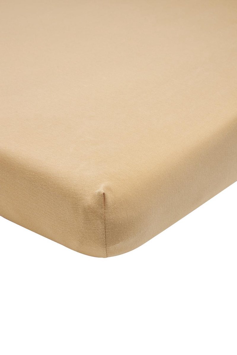 Meyco Home Uni hoeslaken eenpersoonsbed - warm sand - 90x200cm