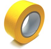 Ducttape, geel, Plakband, Reparatietape, Steentape, Textieltape, Gaffertape, 50 mm x 50 mtr. *Meterprijs vanaf slechts 11,9 Cent* De goedkoopste Ducttape, hoge kwaliteit.