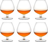 Libbey borrelglas Venya Brandy -  250 ml / 25 cl - 6 stuks - cognacglas - vaatwasserbestendig - hoge kwaliteit