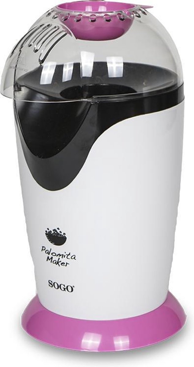Sogo - Popcornmaker – werkt op hete lucht – popcorn binnen 3 minuten — afbeelding 2