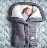 Baby Envelop Slaapzak 68cm * 40cm donker grijs