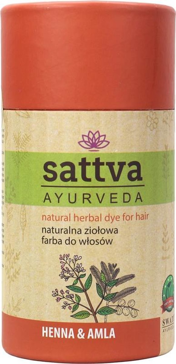 Sattva - Natural Herbal Dye For Hair Natural Herbal Hair Dye Henna & Amla