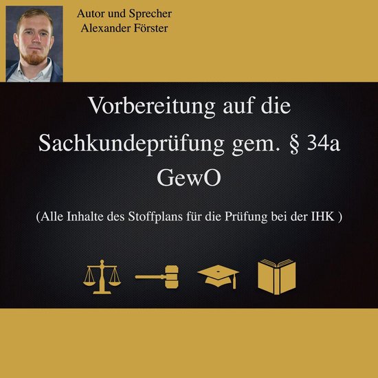 Vorbereitung auf die Sachkundeprüfung gem. §34a GewO - cover