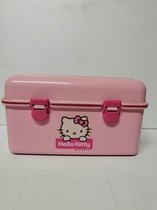 Hello Kitty Broodtrommel extra groot - met handvat - Rose