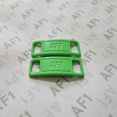 AF1 Sneaker tags | Lace Locks | Neon Groen | Schoenaccessoires - Schoenveters