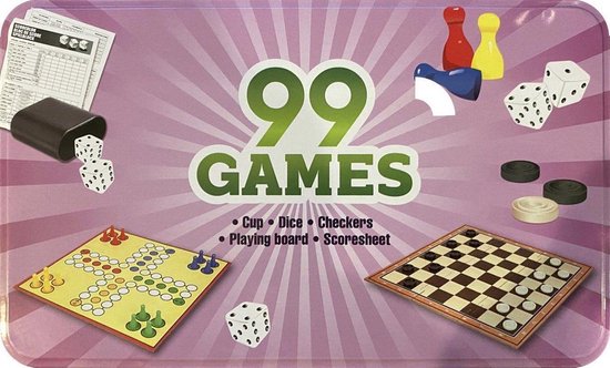 onderwijzen na school Afsnijden Creartix - 99 Games - Spellendoos - Reisspellen - Cadeau tip - 99  verschillende... | bol.com