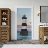 Deursticker Vuurtoren 1 - 100 x 250 cm - Gratis installatie-kit - Snelle levering