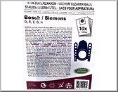 BOSCH/ SIEMENS type D/E/F/G/H, intense filtration, kunststof aansluiting