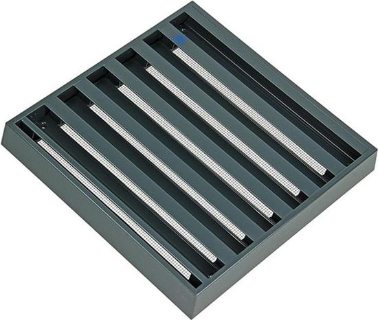 Grille de hotte 433/S Renson RAL 9010 246x246mm / pce