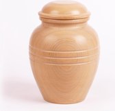 Crematie urn | Natuursteen urn | Marmeren urn as voor volwassenen | goedkoop | hout look