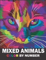 Mixed Animals Color By Number