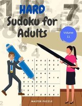 Hard Sudoku for Adults - The Super Sudoku Puzzle Book Volume 11