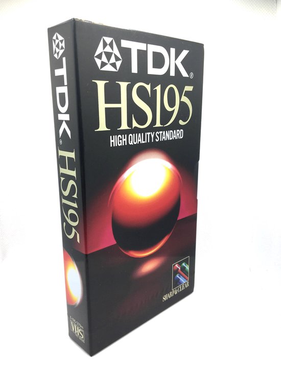 Cassette vidéo VHS TDK HS195 / cassette vidéo VHS / Blanco scellée.