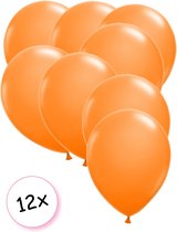Premium Quality Ballonnen Oranje 12 stuks 30 cm