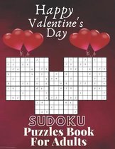 Happy Valentine's Day Sudoku Puzzles Book For Adults
