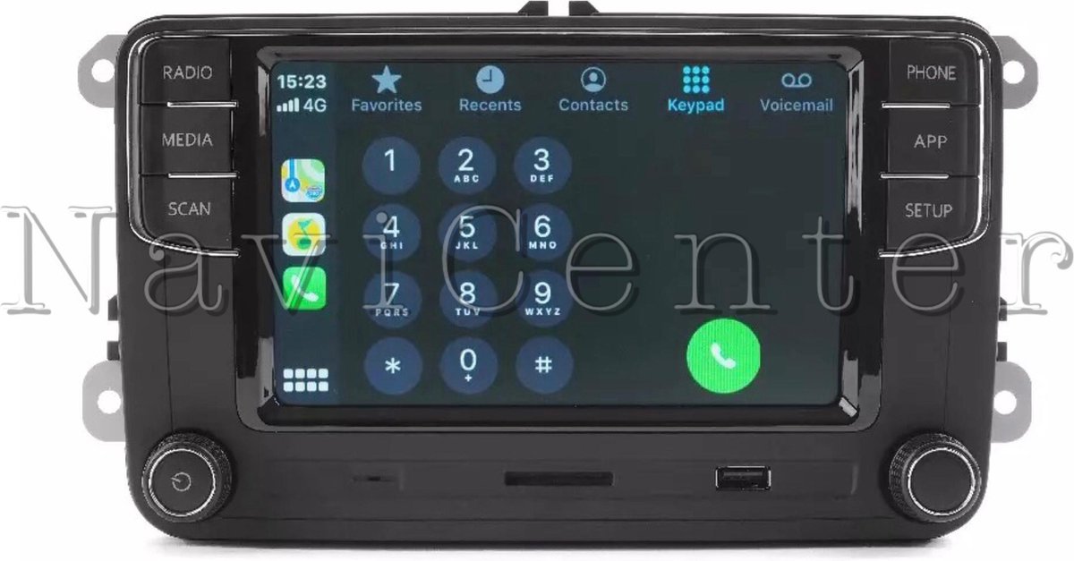 Bouton De Commande Pour Autoradio VW RCD360, RCD440, RCD410, 280 - Plastique Noir - Remplacement Facile