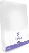 Cillows Basic Jersey Hoeslaken voor Matras - 180x200 - 200x200 cm - (tot 25 cm hoogte) - Wit