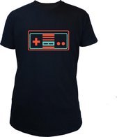 Free4All 8Bit - Unisex T-Shirt zwart  - Maat XS - Games - Design - Designnation