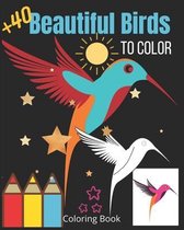 Beautiful Birds to color