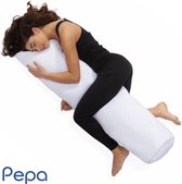 Pepa® Zwangerschapskussen - Body Pillow - Lichaamskussen - Zijslaapkussen - 140 cm - Afneembaar hoes