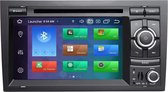 GRATIS CAMERA!! Audi A4 2000-2008 7inch Ingebouwde CarPlay Android 10 Navigatie en Multimediasysteem Bluetooth USB DVD Speler WiFi