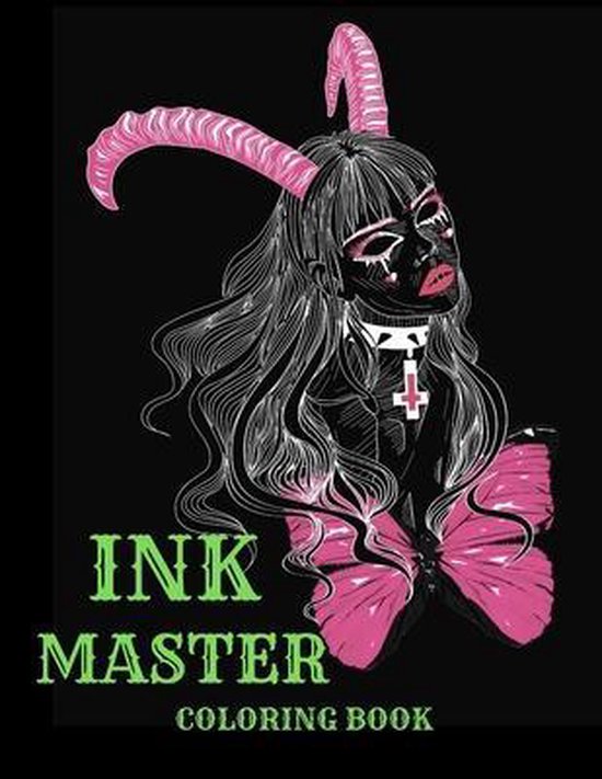 Ink Master Coloring Book Dragon coloring book grown ups book