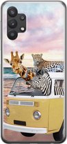 Samsung A32 5G hoesje - Wanderlust | Samsung Galaxy A32 5G hoesje | Siliconen TPU hoesje | Backcover Transparant