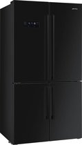 Bol.com Smeg FQ60NDF - Amerikaanse koelkast - Zwart aanbieding