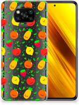 GSM Hoesje Xiaomi Poco X3 | Poco X3 Pro TPU Bumper Doorzichtig Fruits