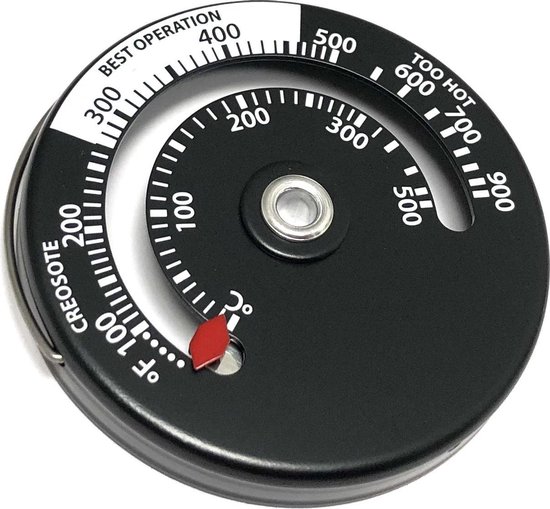 Thermomètre de tuyau de poêle pour poêles à bois