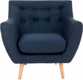 Monte fauteuil donkerblauw.