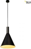 SLV hanglamp zwart aluminium Phelia L 1xE27